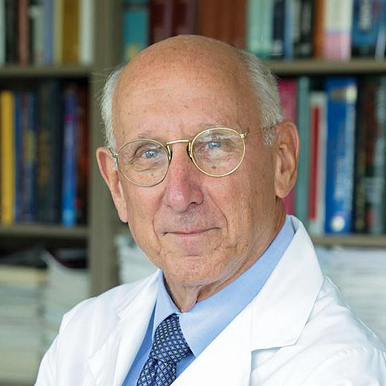 A headshot of oncologist Steven Rosenberg